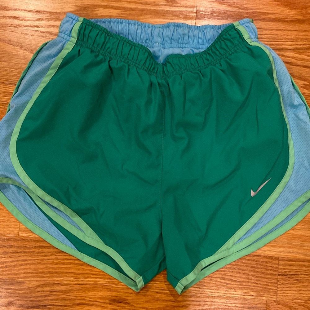 Green XS Nike athletic shorts